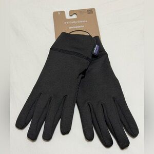 New Patagonia R1 Daily Touchscreen Gloves Black Small S $55 MSRP